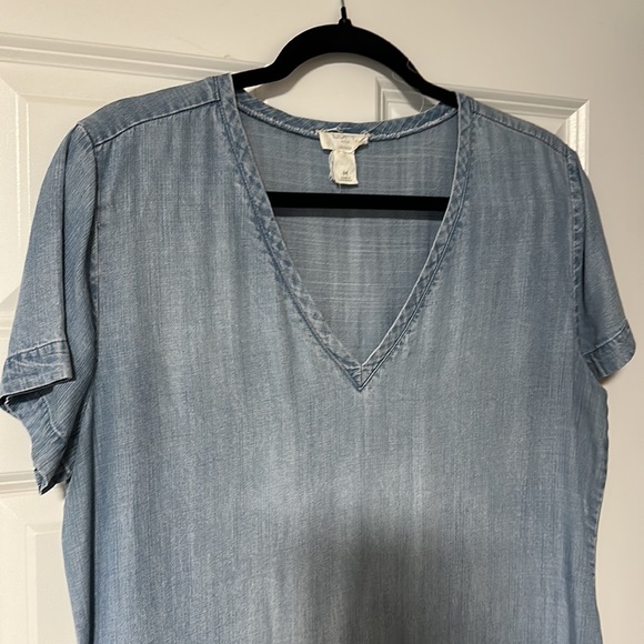 LOFT Jean T-Shirt Dress - Picture 2 of 2